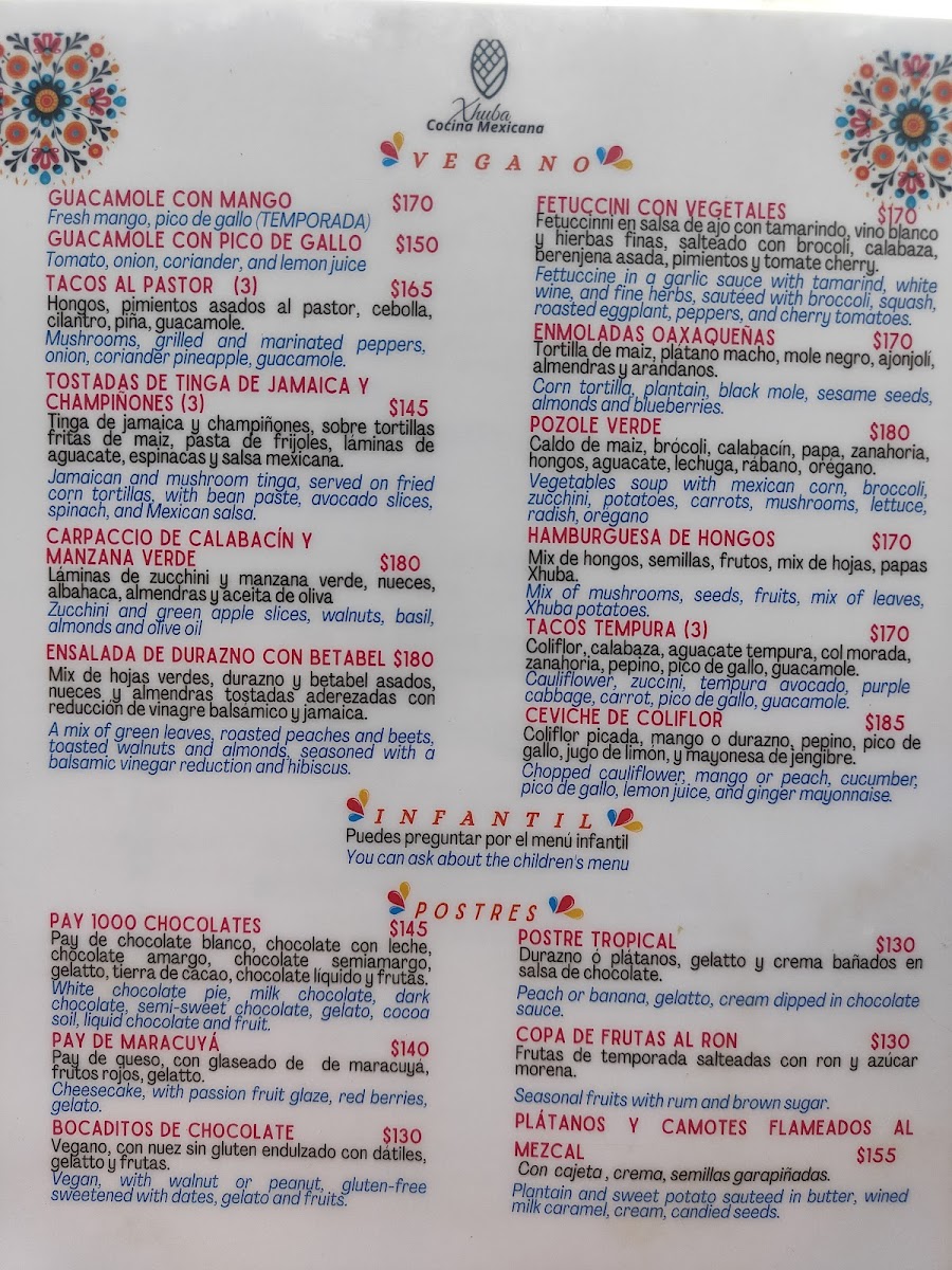 Xhuba Menu - Image 1